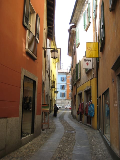 Street in Locarno with Karla's gallery