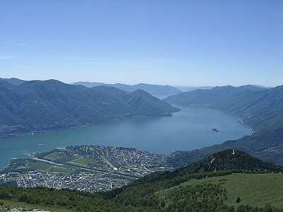 View from Cardada mountain