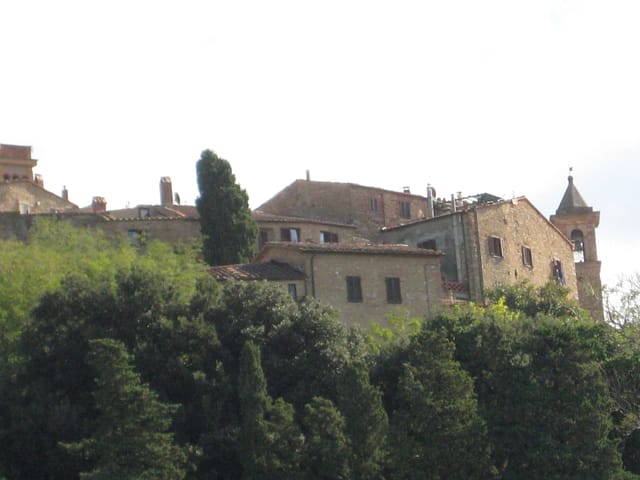 A typical hill town in Tuscany